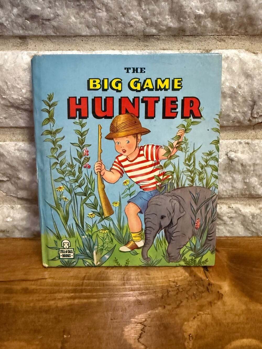 Vintage child’s book 1947 The Big Game Hunter Bobbie 5.5x6.5 hardcover rare